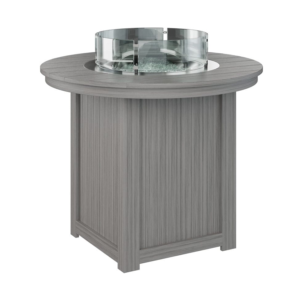 Berlin Gardens Donoma 44? Round Counter Height Poly Lumber Fire Pit Table