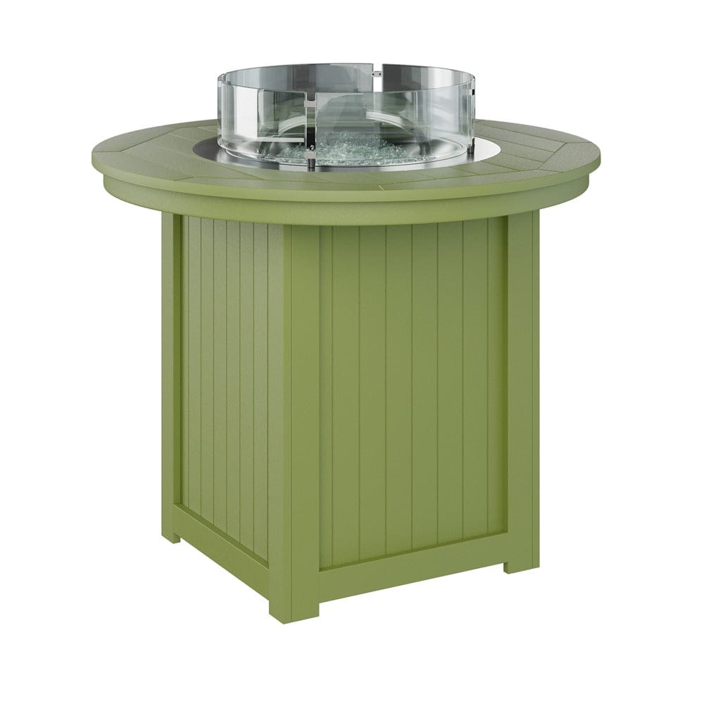 Berlin Gardens Donoma 44? Round Counter Height Poly Lumber Fire Pit Table