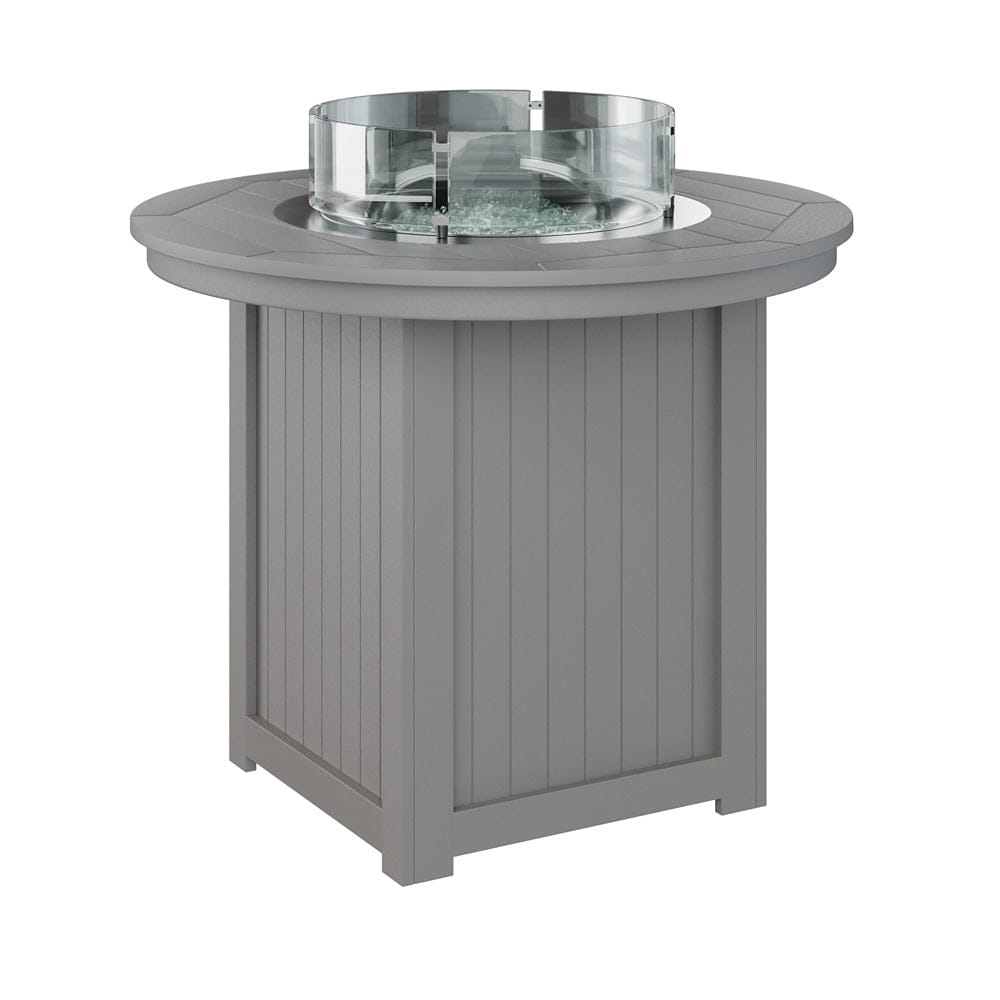 Berlin Gardens Donoma 44? Round Counter Height Poly Lumber Fire Pit Table