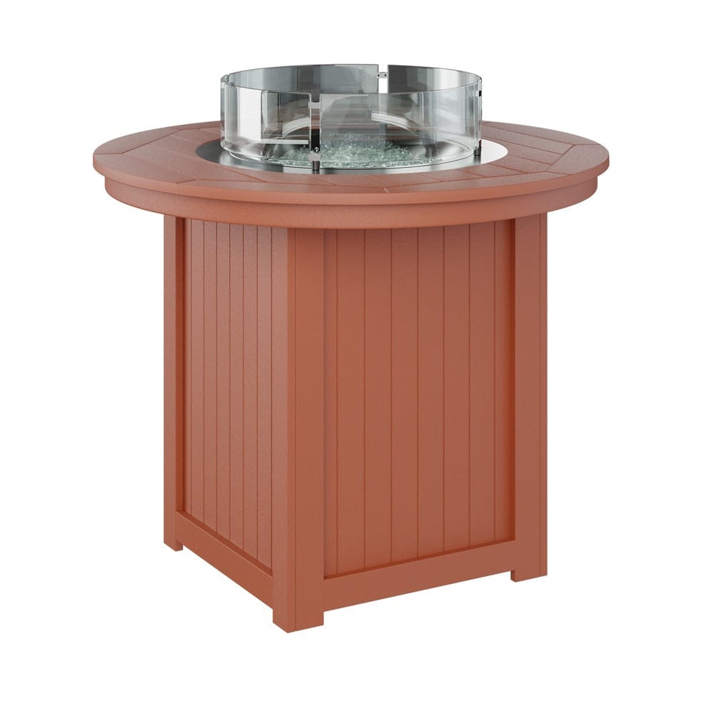 Berlin Gardens Donoma 44? Round Counter Height Poly Lumber Fire Pit Table
