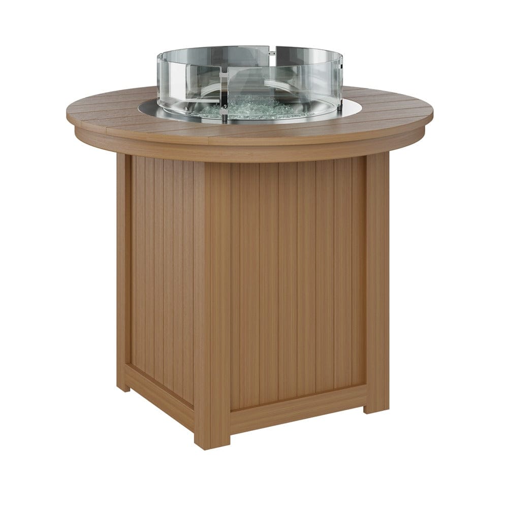 Berlin Gardens Donoma 44? Round Counter Height Poly Lumber Fire Pit Table