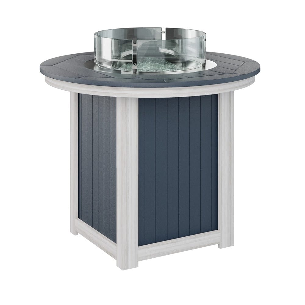 Berlin Gardens Donoma 44? Round Counter Height Poly Lumber Fire Pit Table
