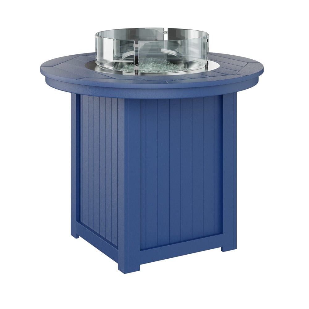 Berlin Gardens Donoma 44? Round Counter Height Poly Lumber Fire Pit Table