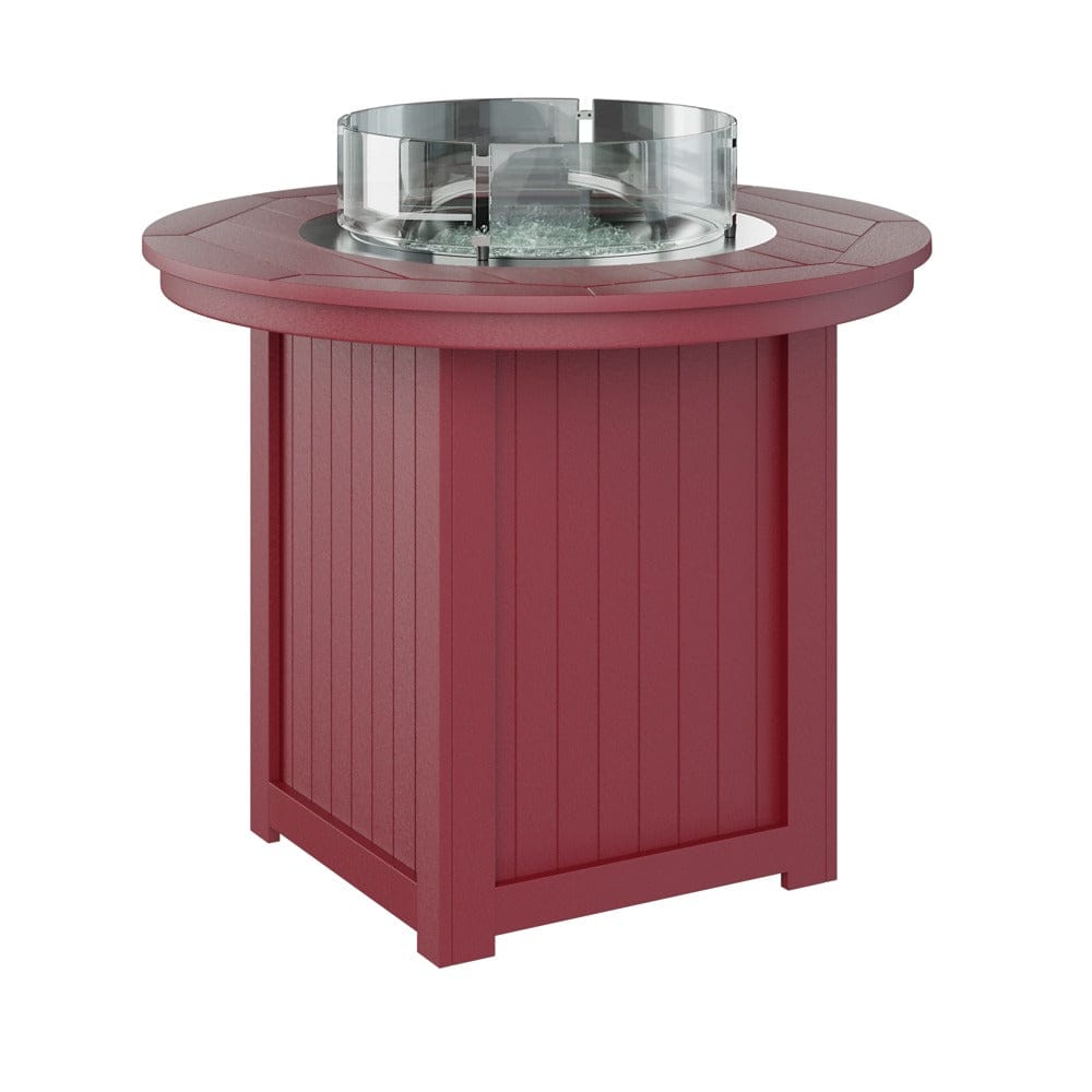 Berlin Gardens Donoma 44? Round Counter Height Poly Lumber Fire Pit Table