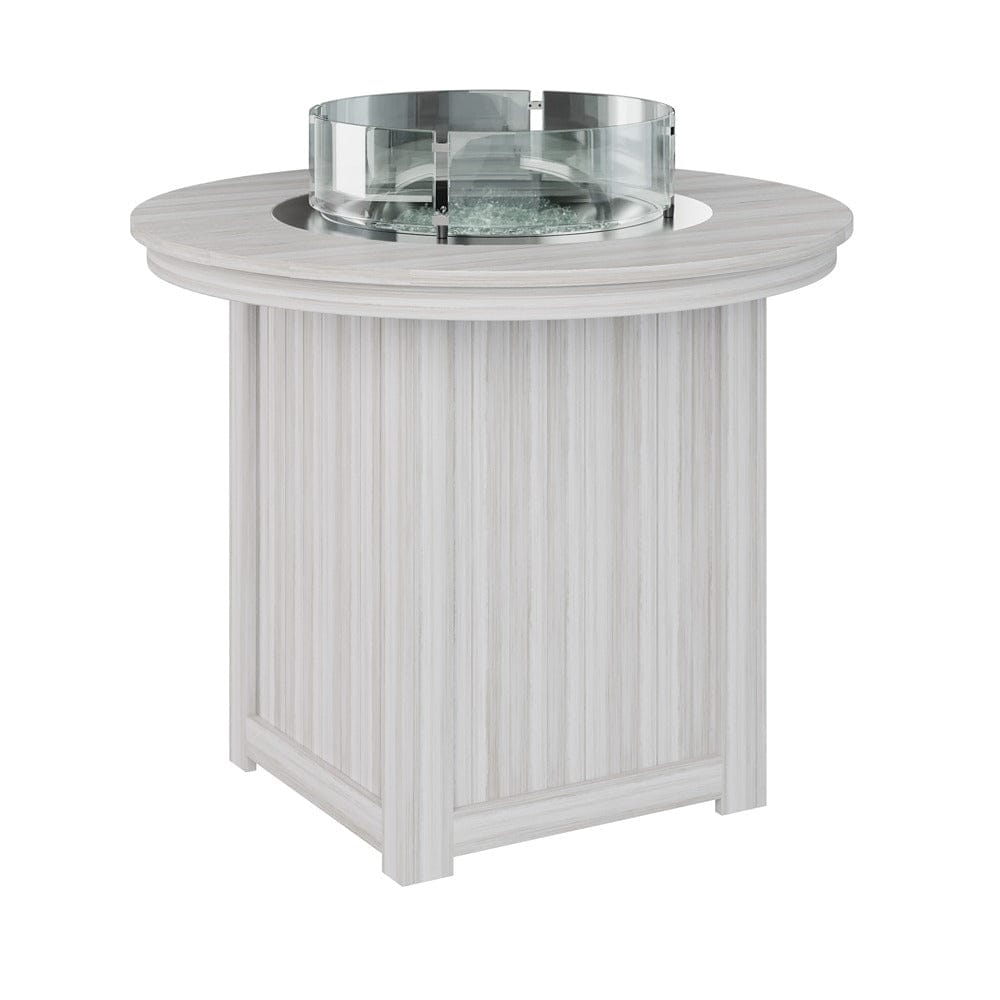 Berlin Gardens Donoma 44? Round Counter Height Poly Lumber Fire Pit Table