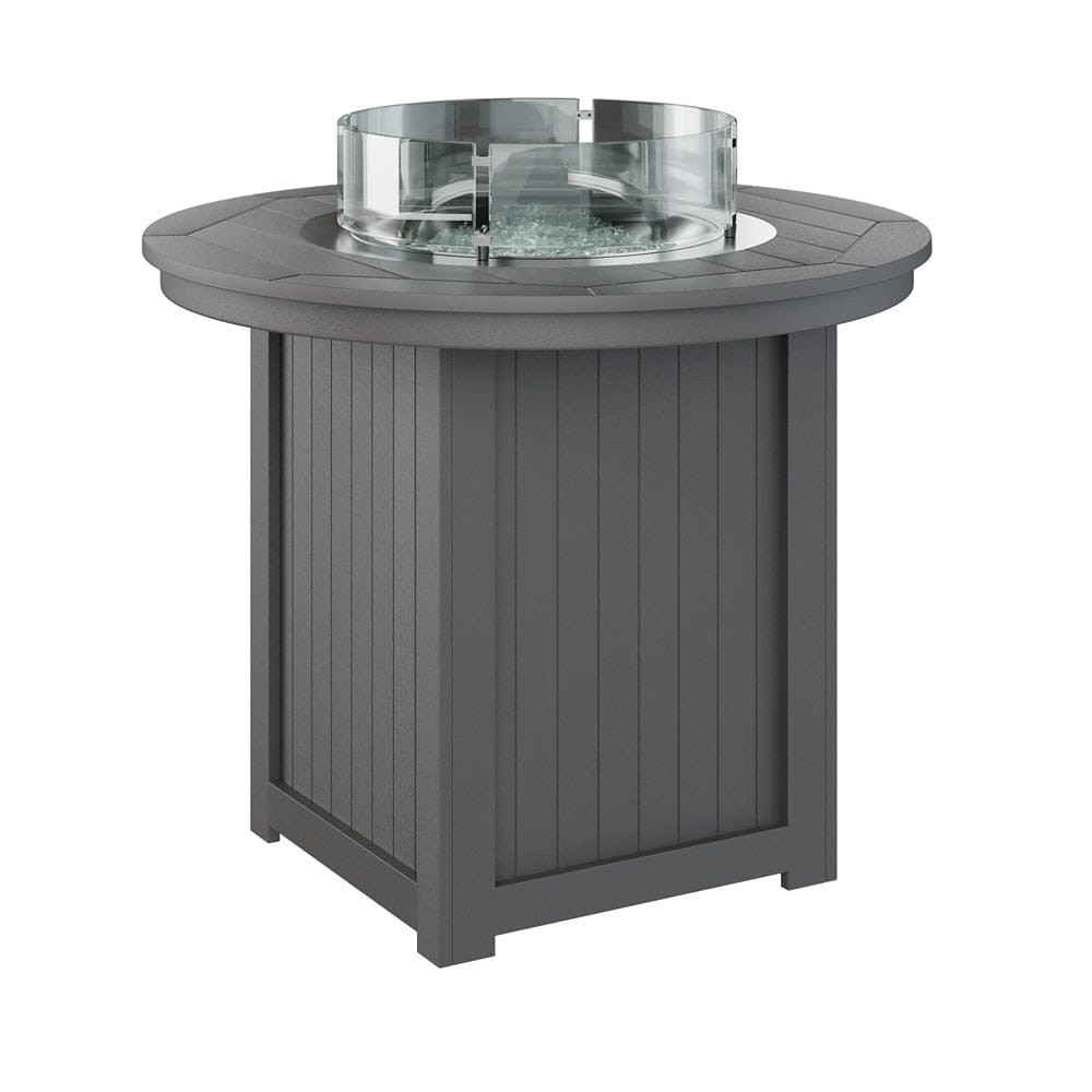 Berlin Gardens Donoma 44? Round Counter Height Poly Lumber Fire Pit Table