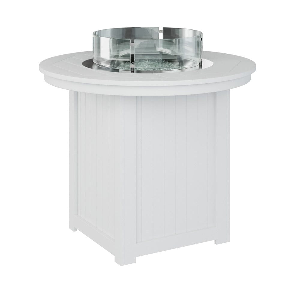 Berlin Gardens Donoma 44? Round Counter Height Poly Lumber Fire Pit Table