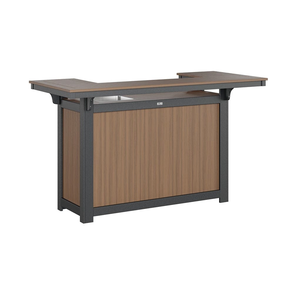 Berlin Gardens Poly Lumber Outdoor Island with Ice Bowl