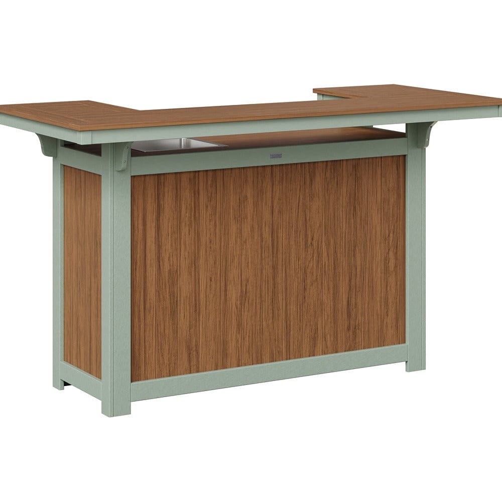 Berlin Gardens Poly Lumber Outdoor Island with Ice Bowl