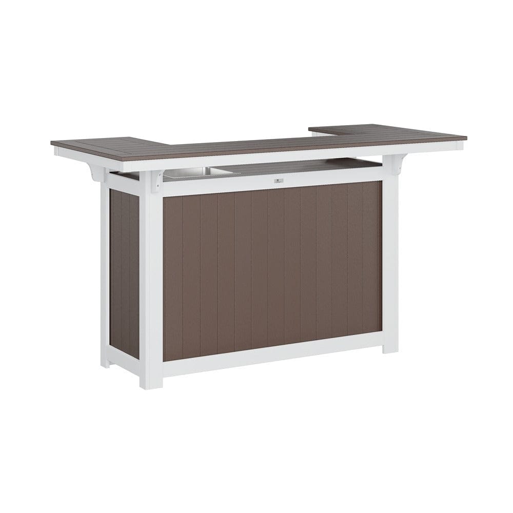 Berlin Gardens Poly Lumber Outdoor Island with Ice Bowl