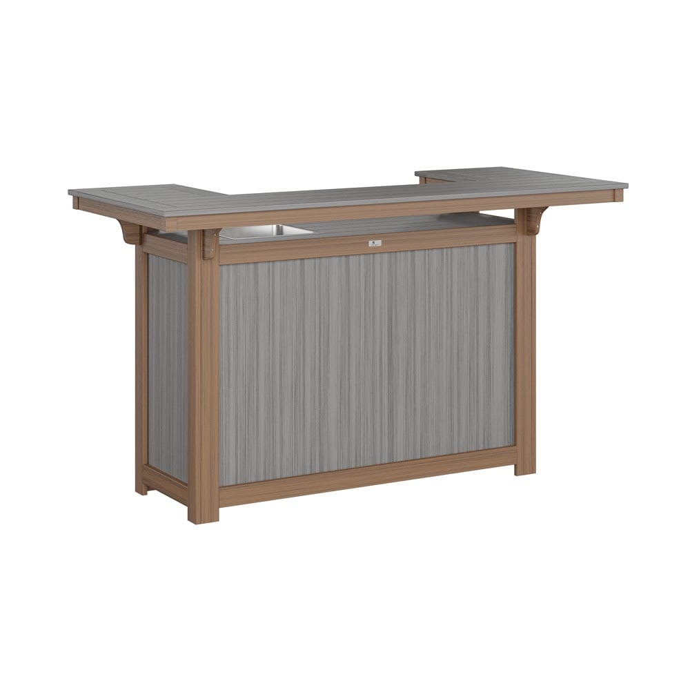 Berlin Gardens Poly Lumber Outdoor Island with Ice Bowl