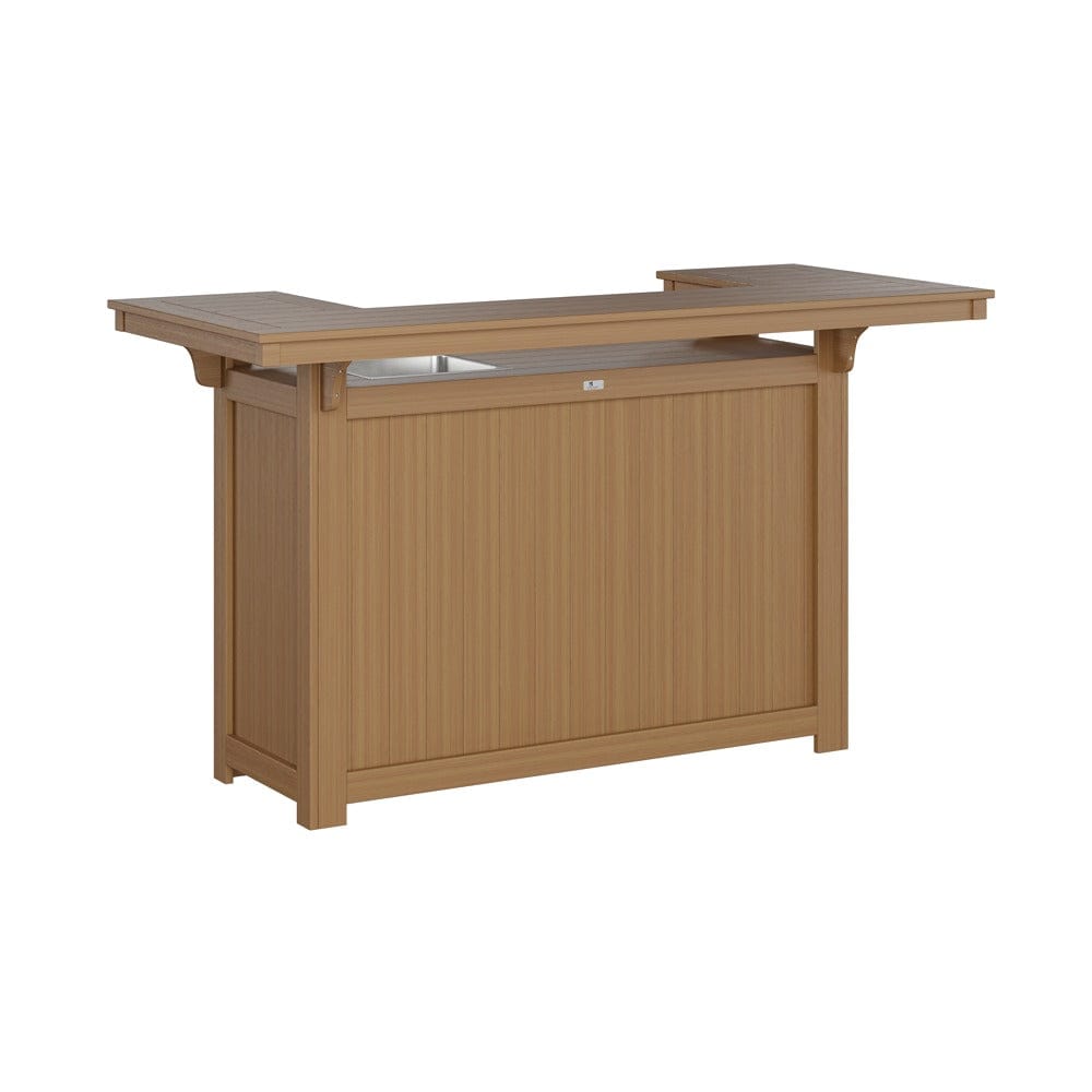 Berlin Gardens Poly Lumber Outdoor Island with Ice Bowl