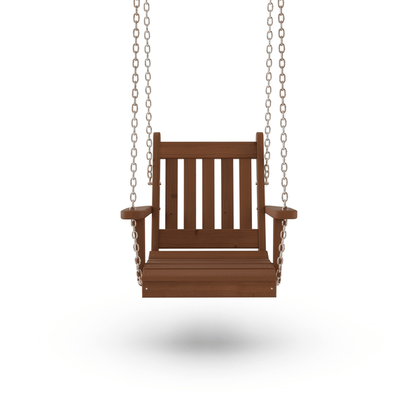 Keystone Amish Co. Franklin Swing Chair, Mushroom Stain