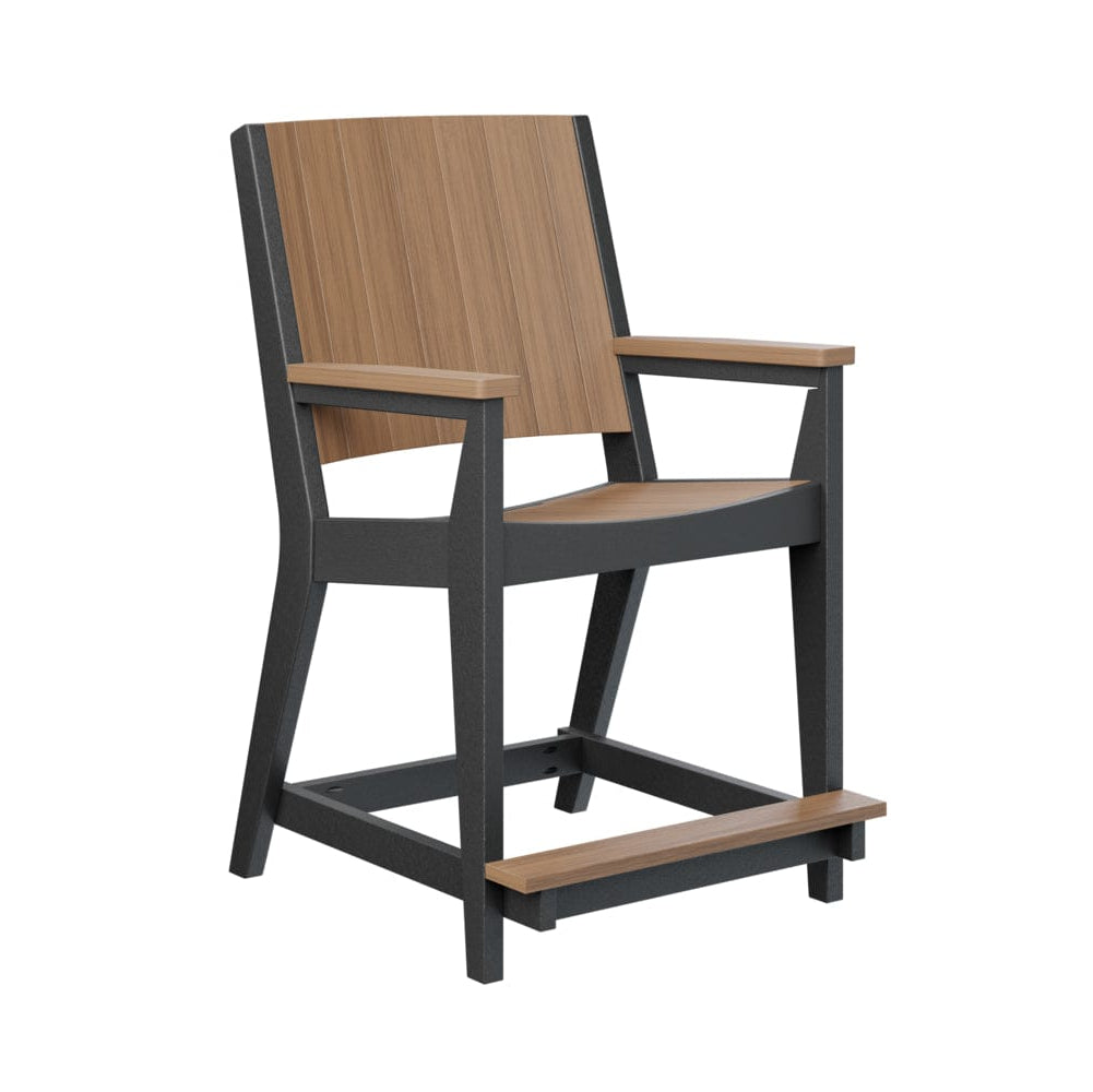 Berlin Gardens Mayhew Outdoor Poly Lumber Chat Counter Chair