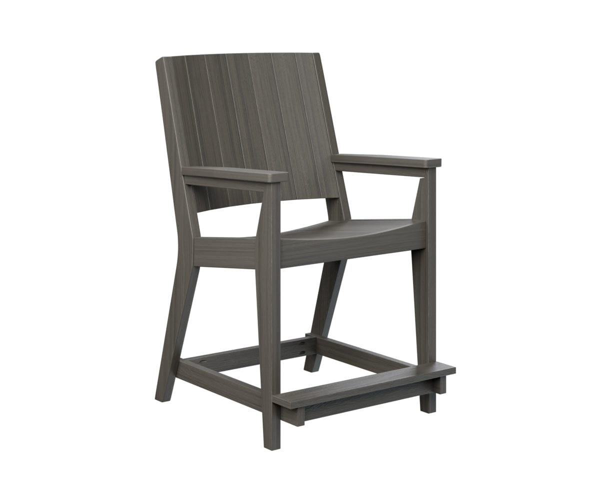 Berlin Gardens Mayhew Outdoor Poly Lumber Chat Counter Chair