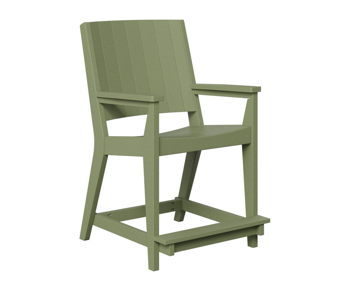 Berlin Gardens Mayhew Outdoor Poly Lumber Chat Counter Chair