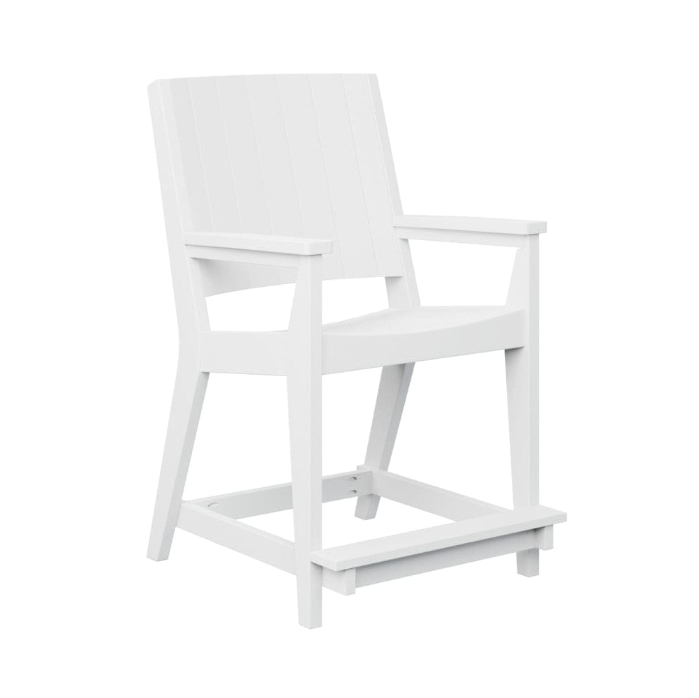 Berlin Gardens Mayhew Outdoor Poly Lumber Chat Counter Chair