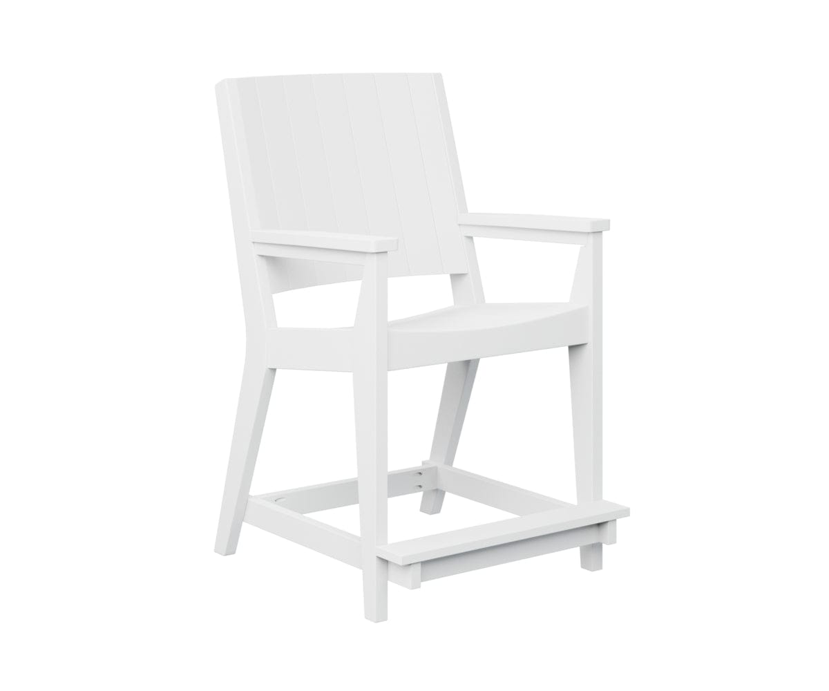 Berlin Gardens Mayhew Outdoor Poly Lumber Chat Counter Chair
