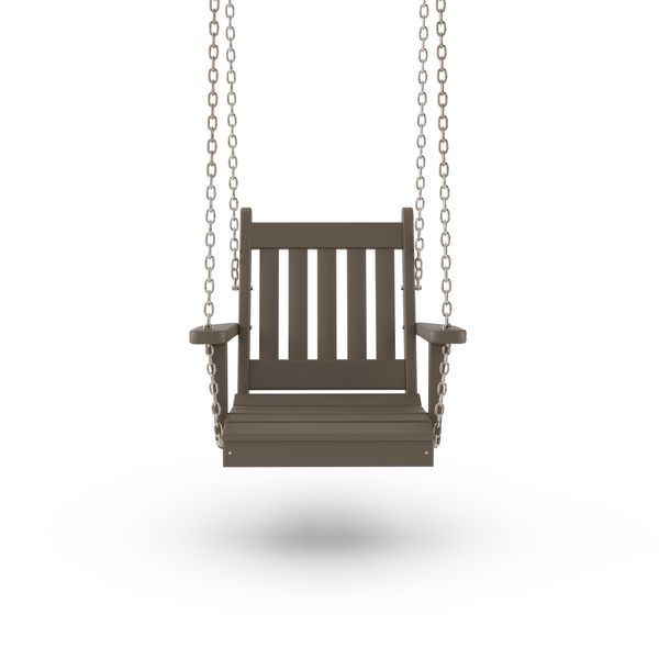Keystone Amish Co. Franklin Swing Chair, Grey Stain