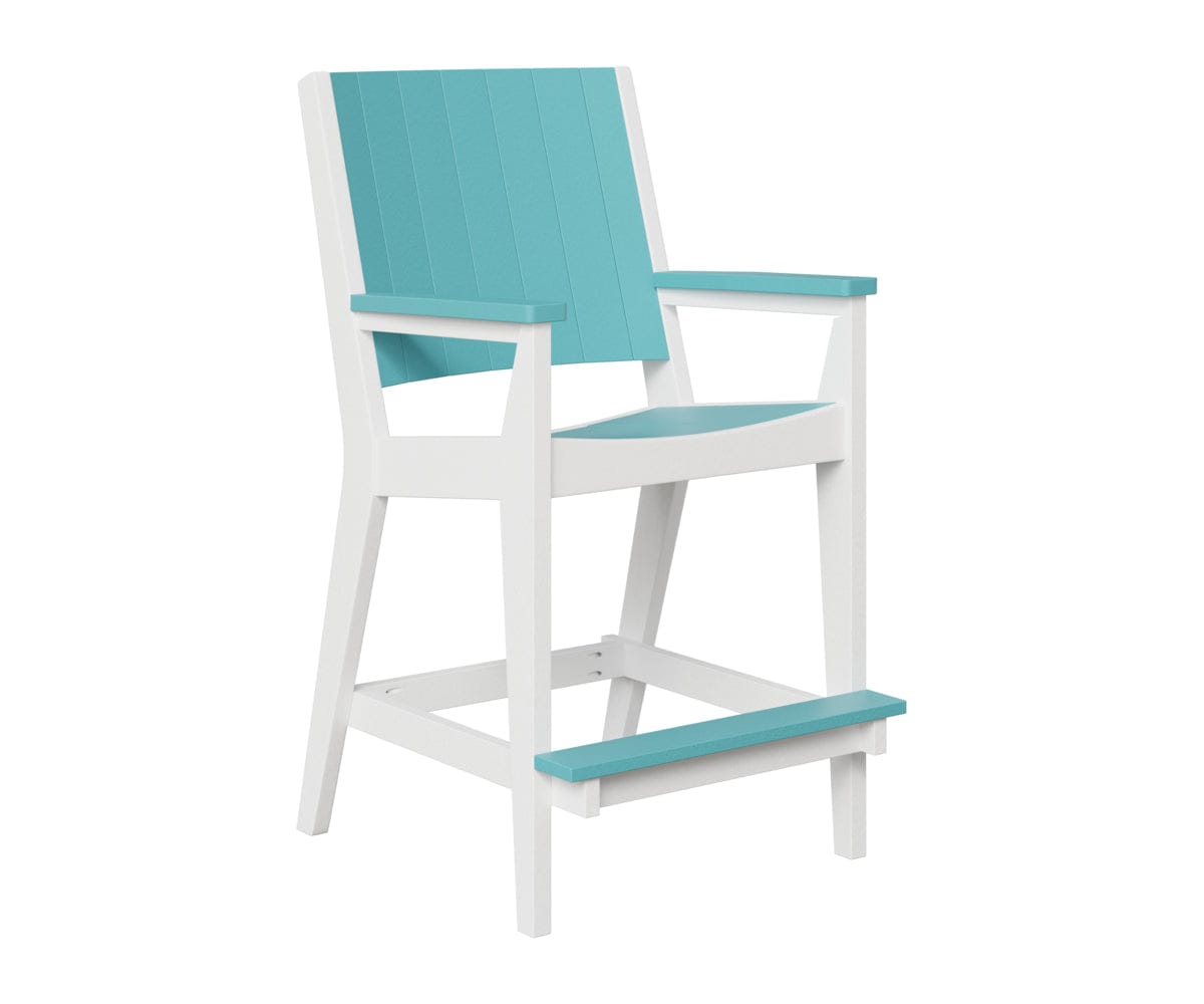 Berlin Gardens Mayhew Outdoor Poly Lumber Chat Bar Height Chair