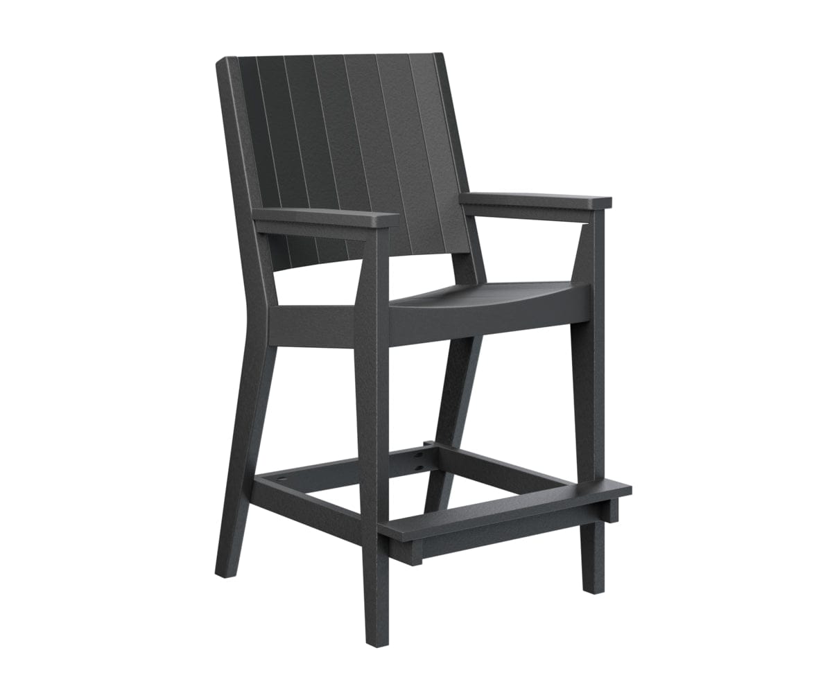 Berlin Gardens Mayhew Outdoor Poly Lumber Chat Bar Height Chair