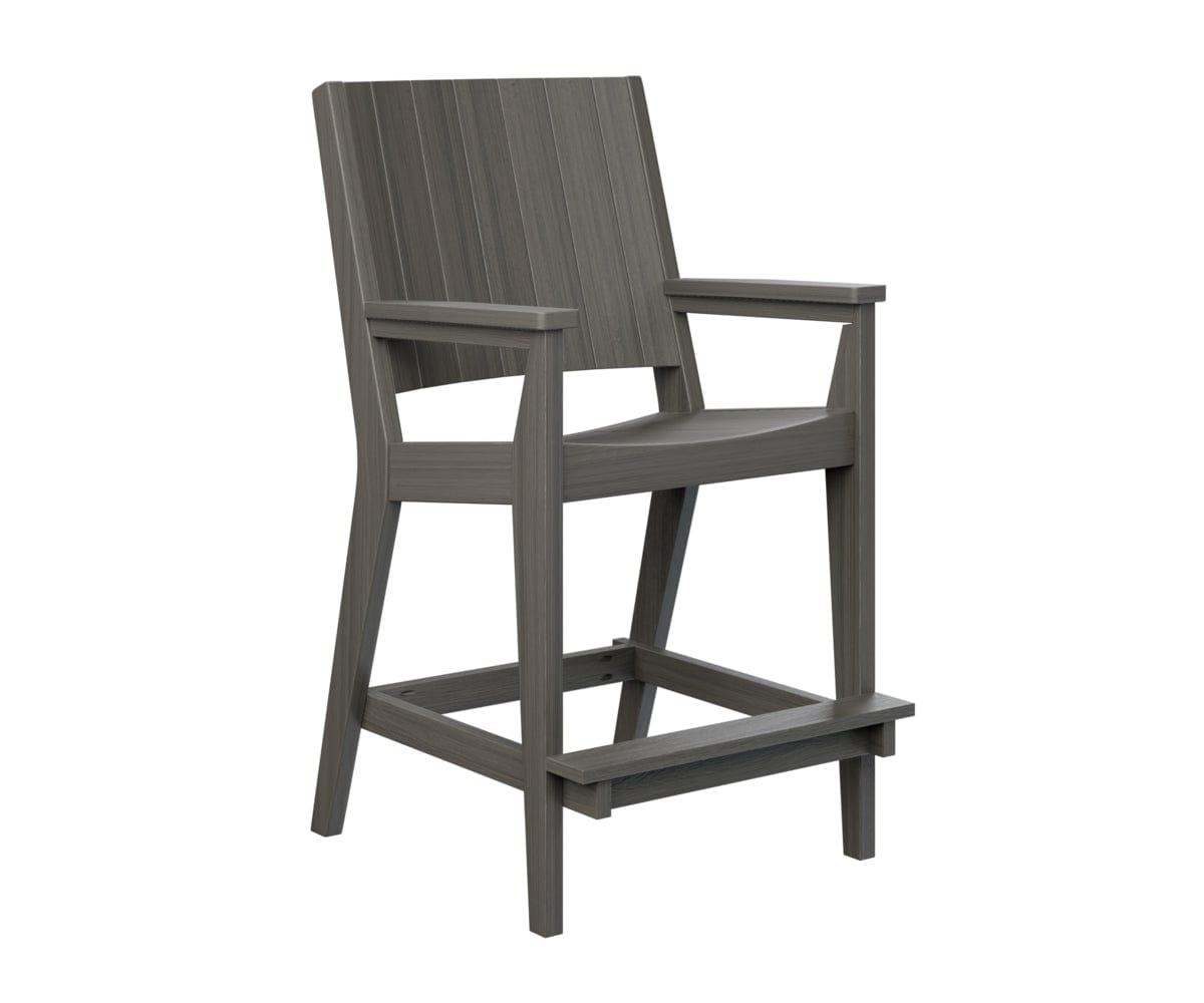 Berlin Gardens Mayhew Outdoor Poly Lumber Chat Bar Height Chair