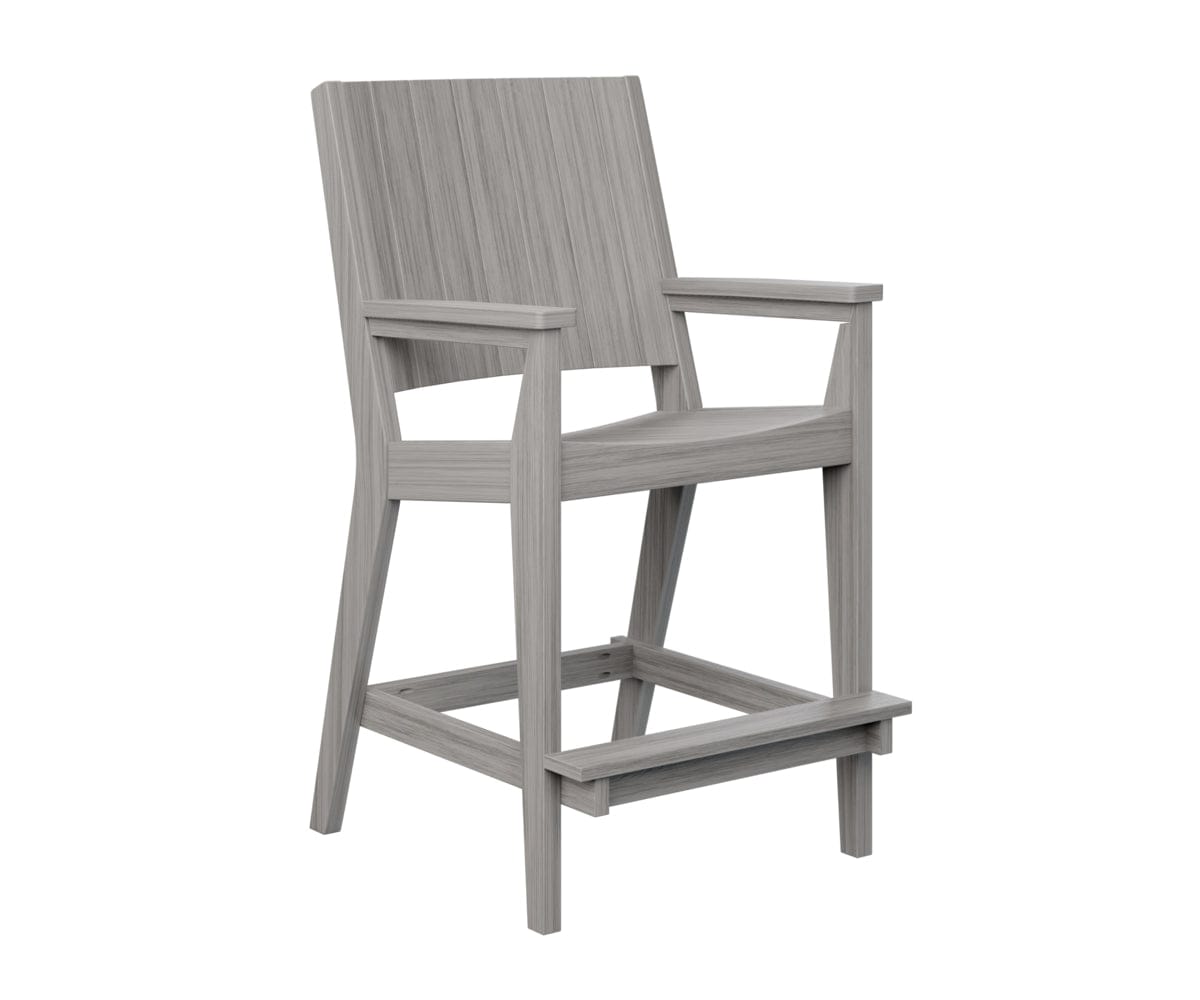 Berlin Gardens Mayhew Outdoor Poly Lumber Chat Bar Height Chair