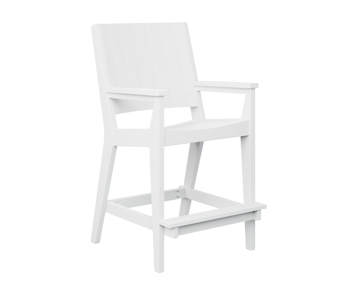 Berlin Gardens Mayhew Outdoor Poly Lumber Chat Bar Height Chair