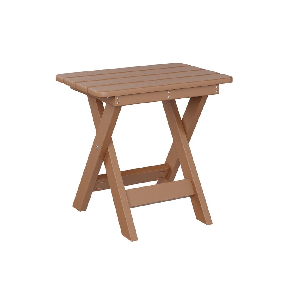 Berlin Gardens Folding Poly Lumber End Table