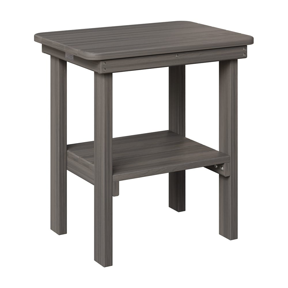 Berlin Gardens Outdoor Rectangular Poly End Table