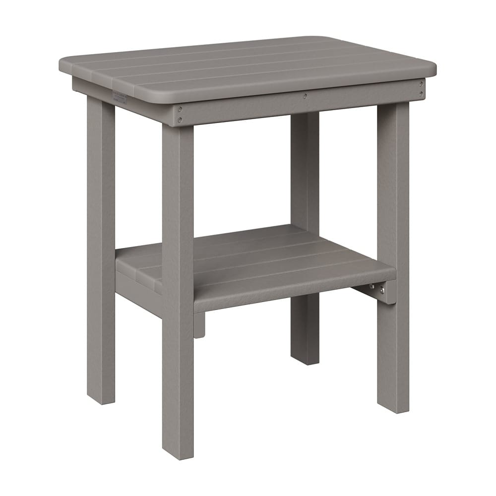 Berlin Gardens Outdoor Rectangular Poly End Table