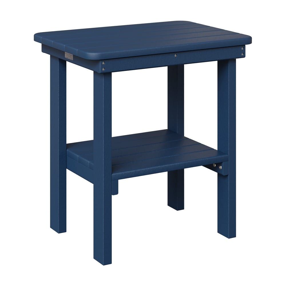 Berlin Gardens Outdoor Rectangular Poly End Table