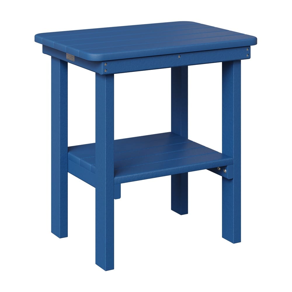 Berlin Gardens Outdoor Rectangular Poly End Table