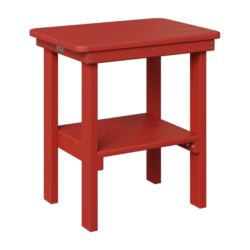 Berlin Gardens Outdoor Rectangular Poly End Table