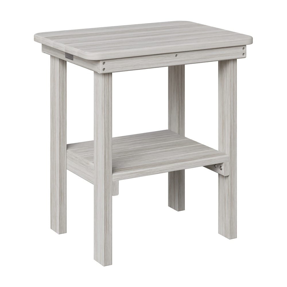 Berlin Gardens Outdoor Rectangular Poly End Table