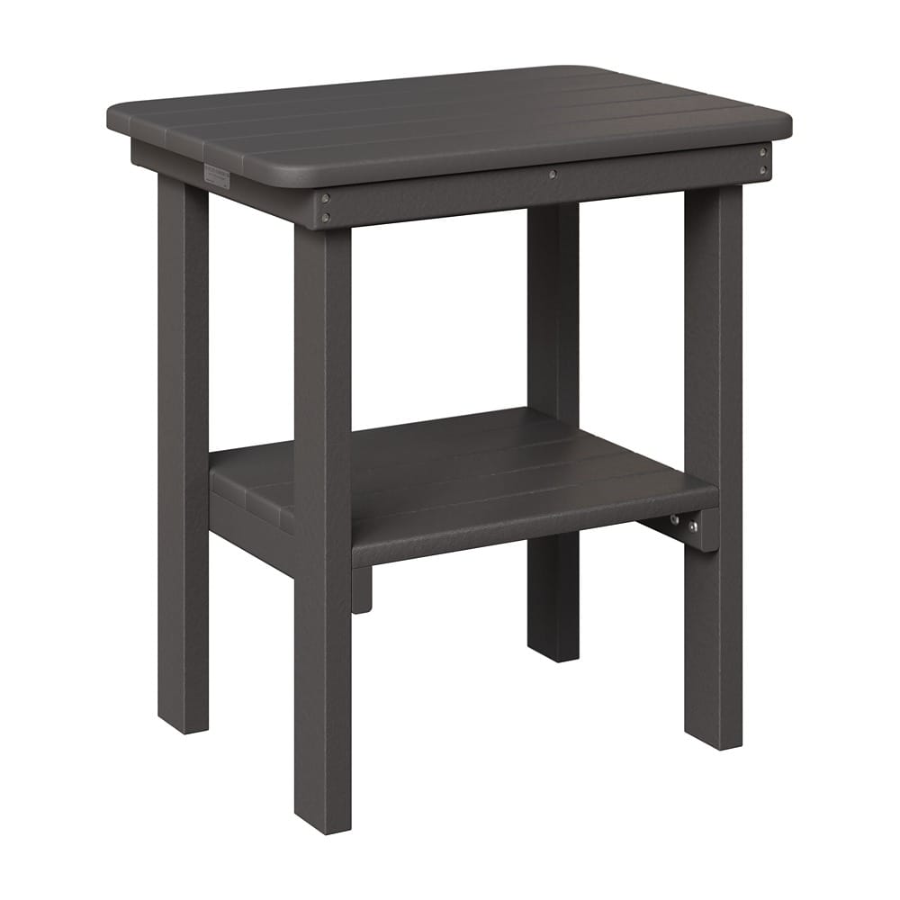 Berlin Gardens Outdoor Rectangular Poly End Table