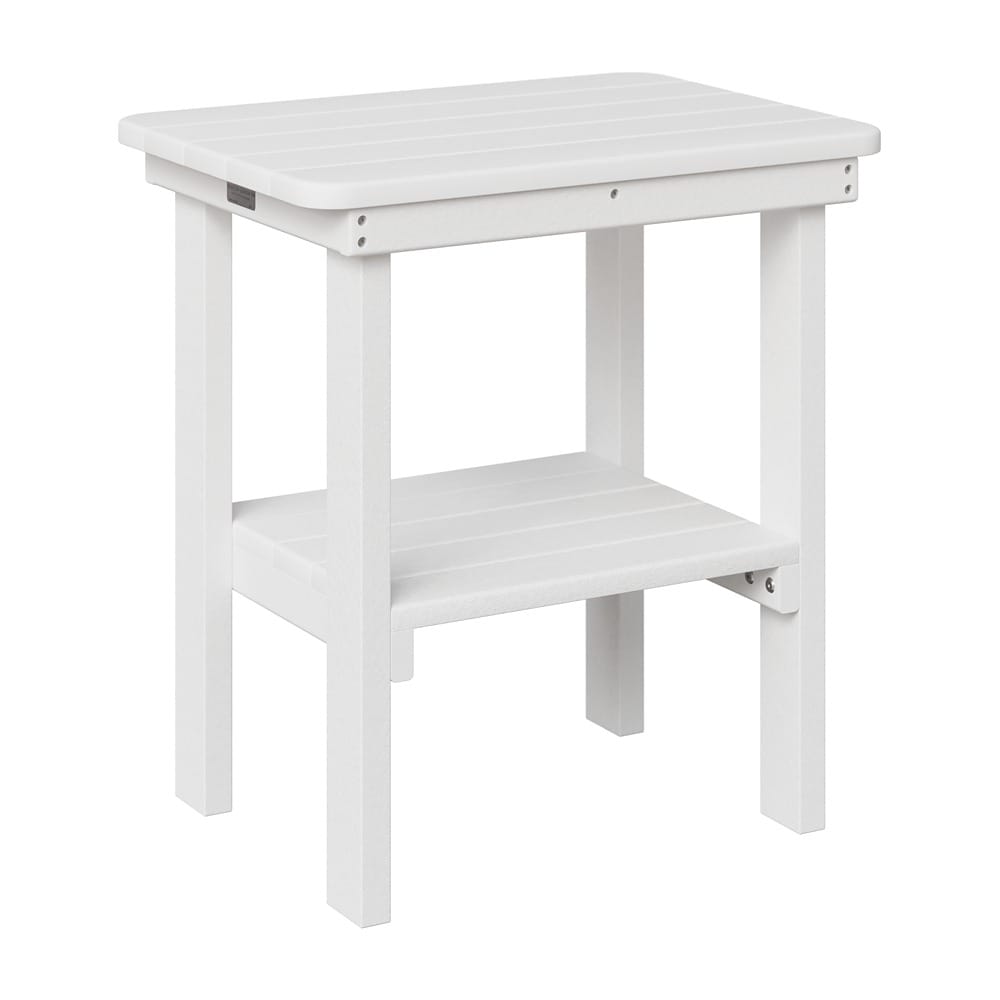 Berlin Gardens Outdoor Rectangular Poly End Table