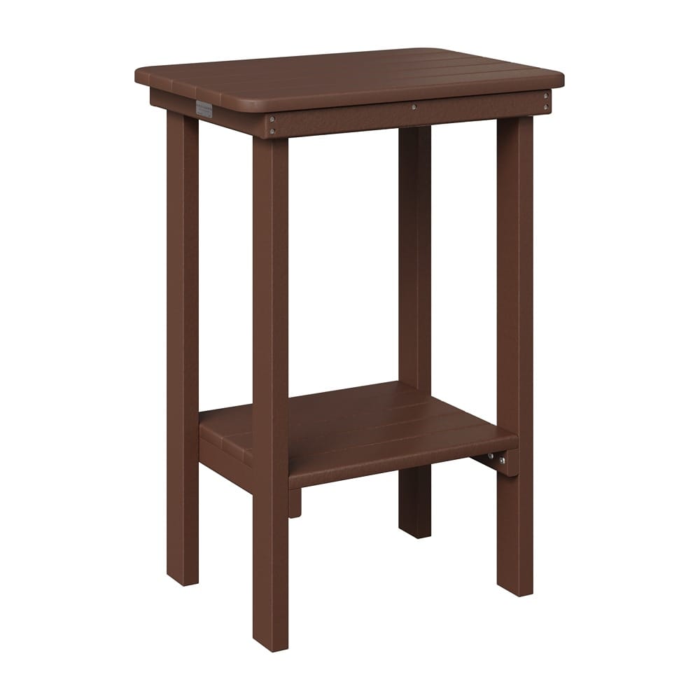 Berlin Gardens Poly Outdoor Counter Height Rectangular End Table