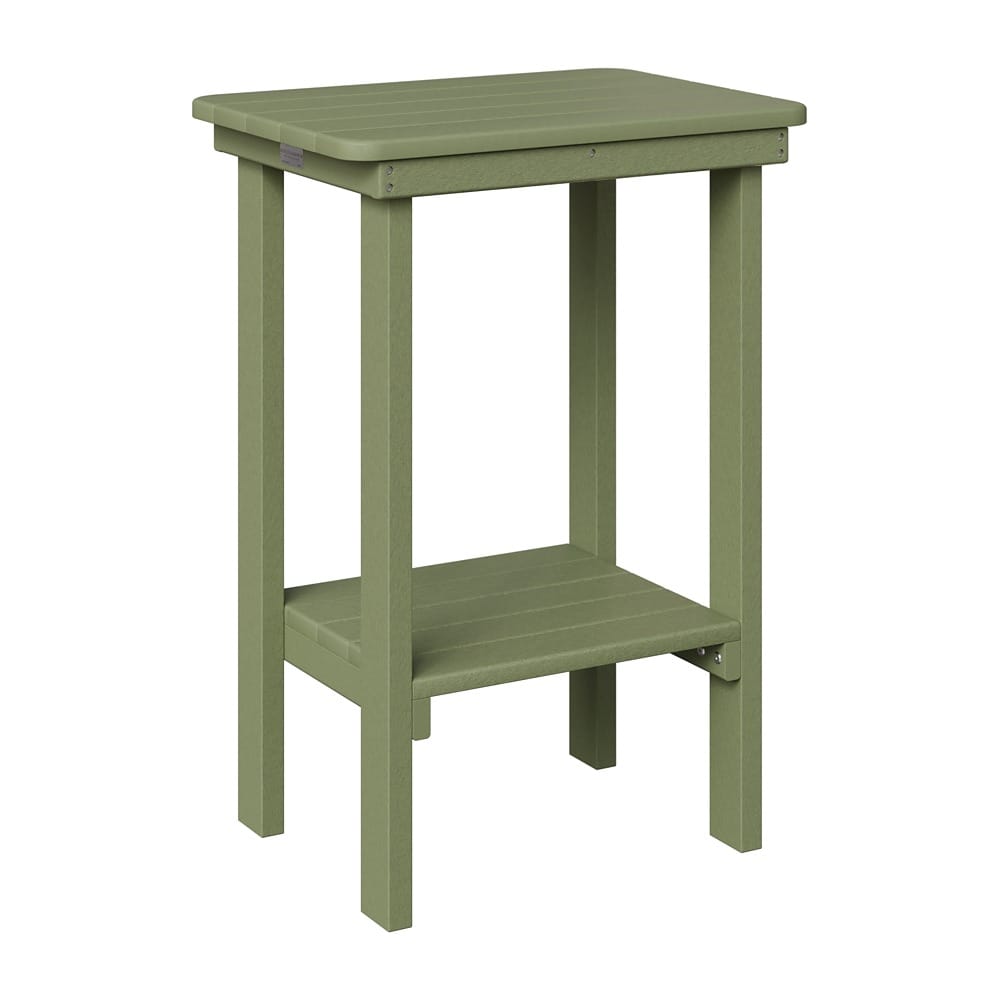 Berlin Gardens Poly Outdoor Counter Height Rectangular End Table