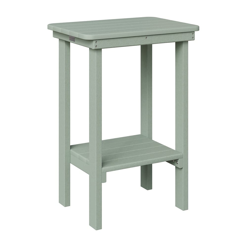 Berlin Gardens Poly Outdoor Counter Height Rectangular End Table