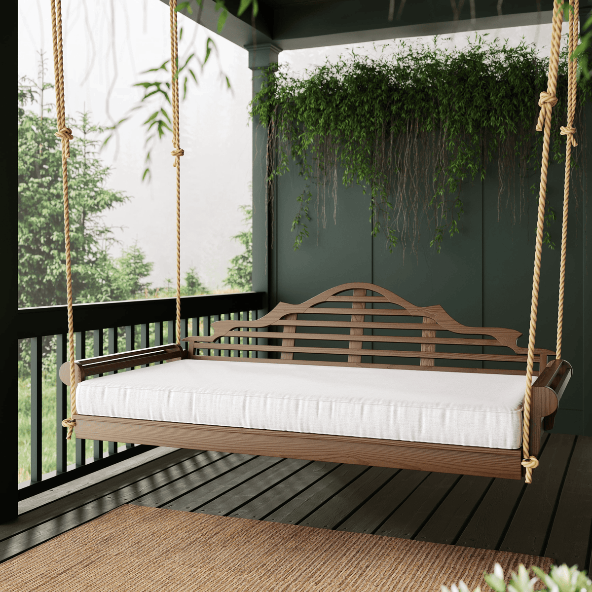 Keystone Amish Co. 4 Foot Milan Porch Swing Bed