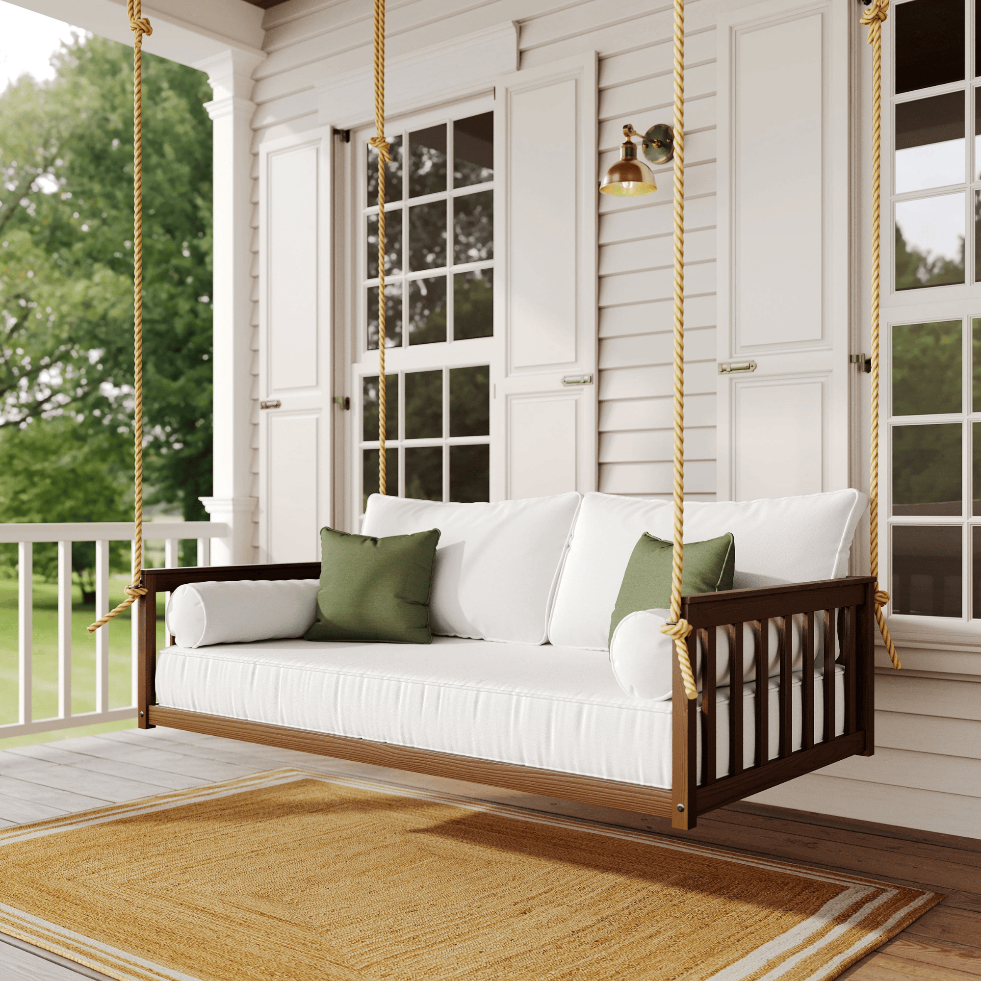 Keystone Amish Co. Columbus Daybed Porch Swing