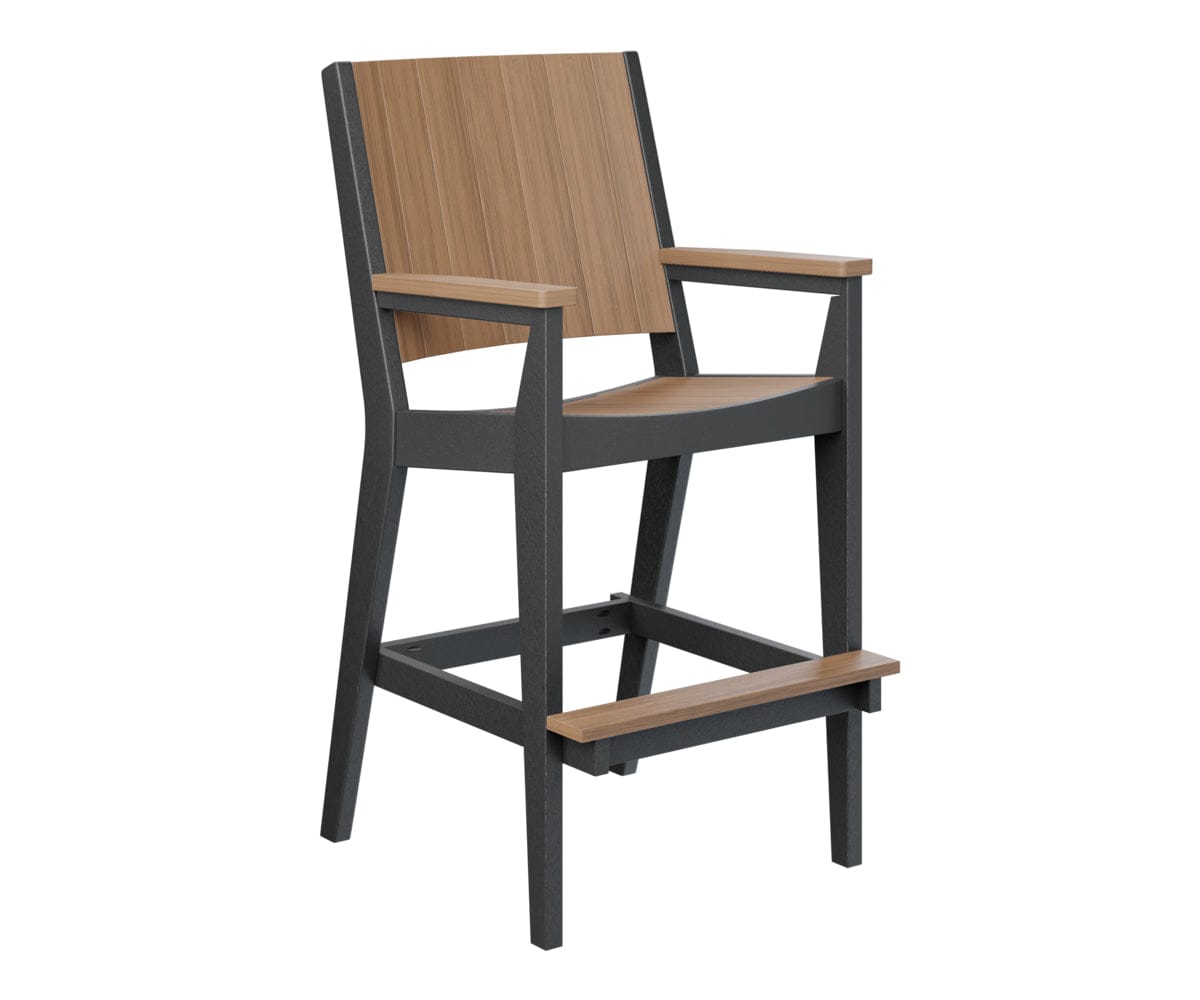 Berlin Gardens Mayhew Outdoor Poly Lumber Chat Extra Tall Bar Height Chair