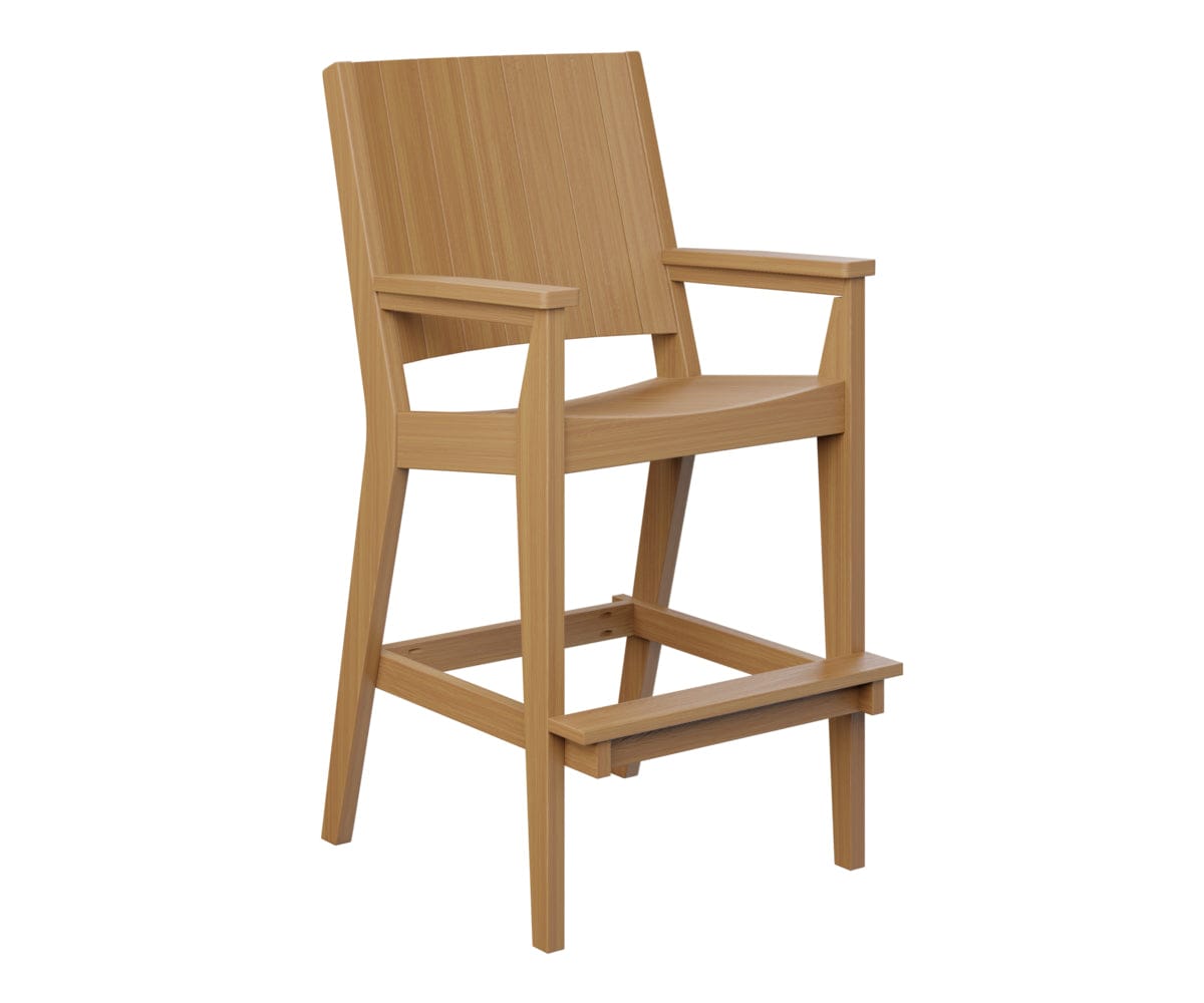 Berlin Gardens Mayhew Outdoor Poly Lumber Chat Extra Tall Bar Height Chair