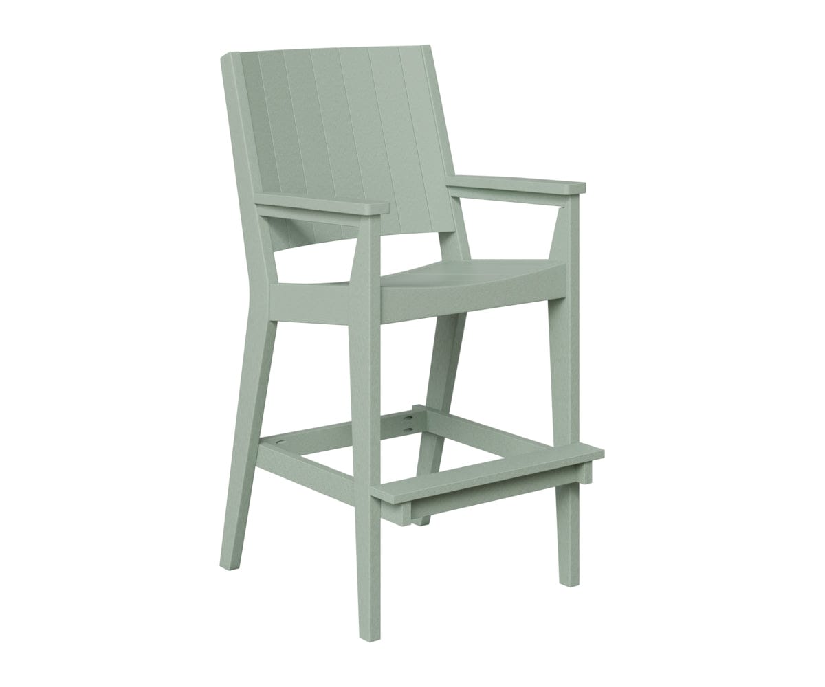 Berlin Gardens Mayhew Outdoor Poly Lumber Chat Extra Tall Bar Height Chair