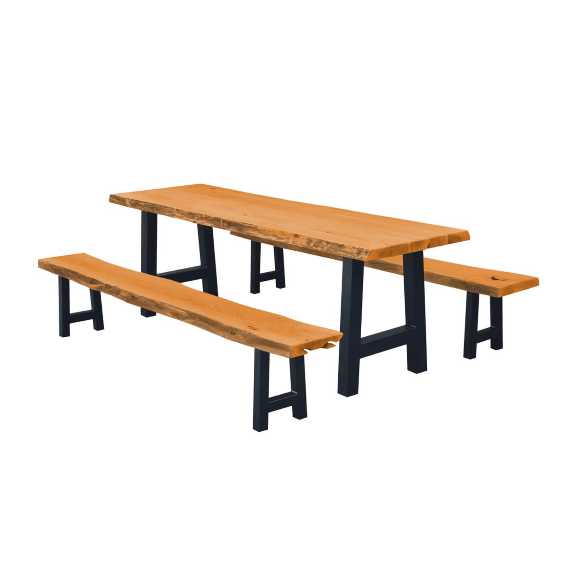 Keystone Amish Co. Elsmere Table and Bench Dining Set