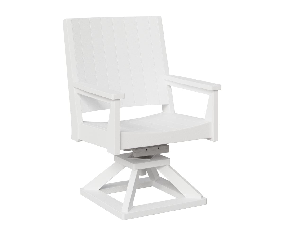 Berlin Gardens Mayhew Outdoor Poly Lumber Chat Swivel Rocker Dining Chair