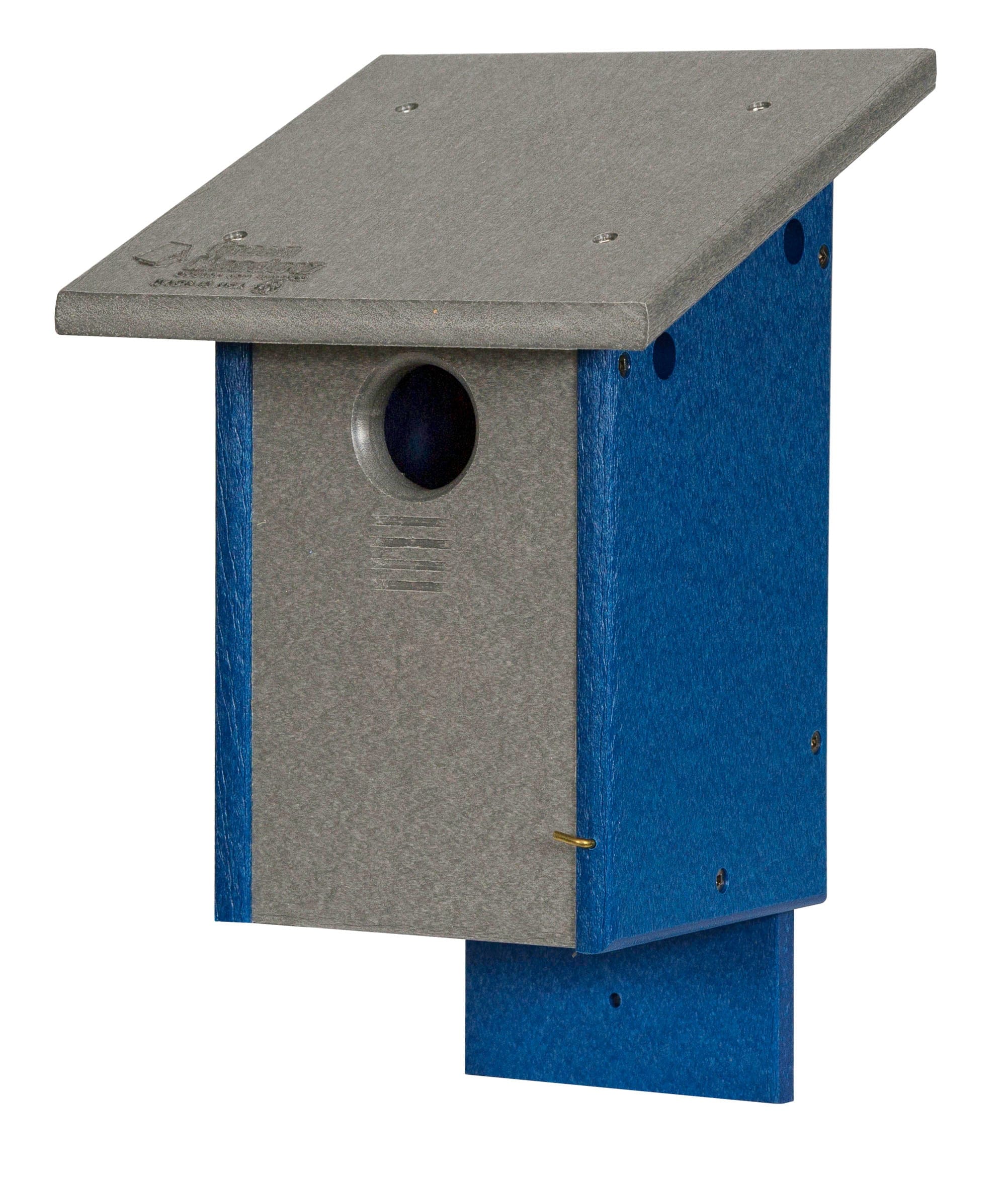 Stratton Field Poly Lumber Wall or Post-Mount Bluebird House