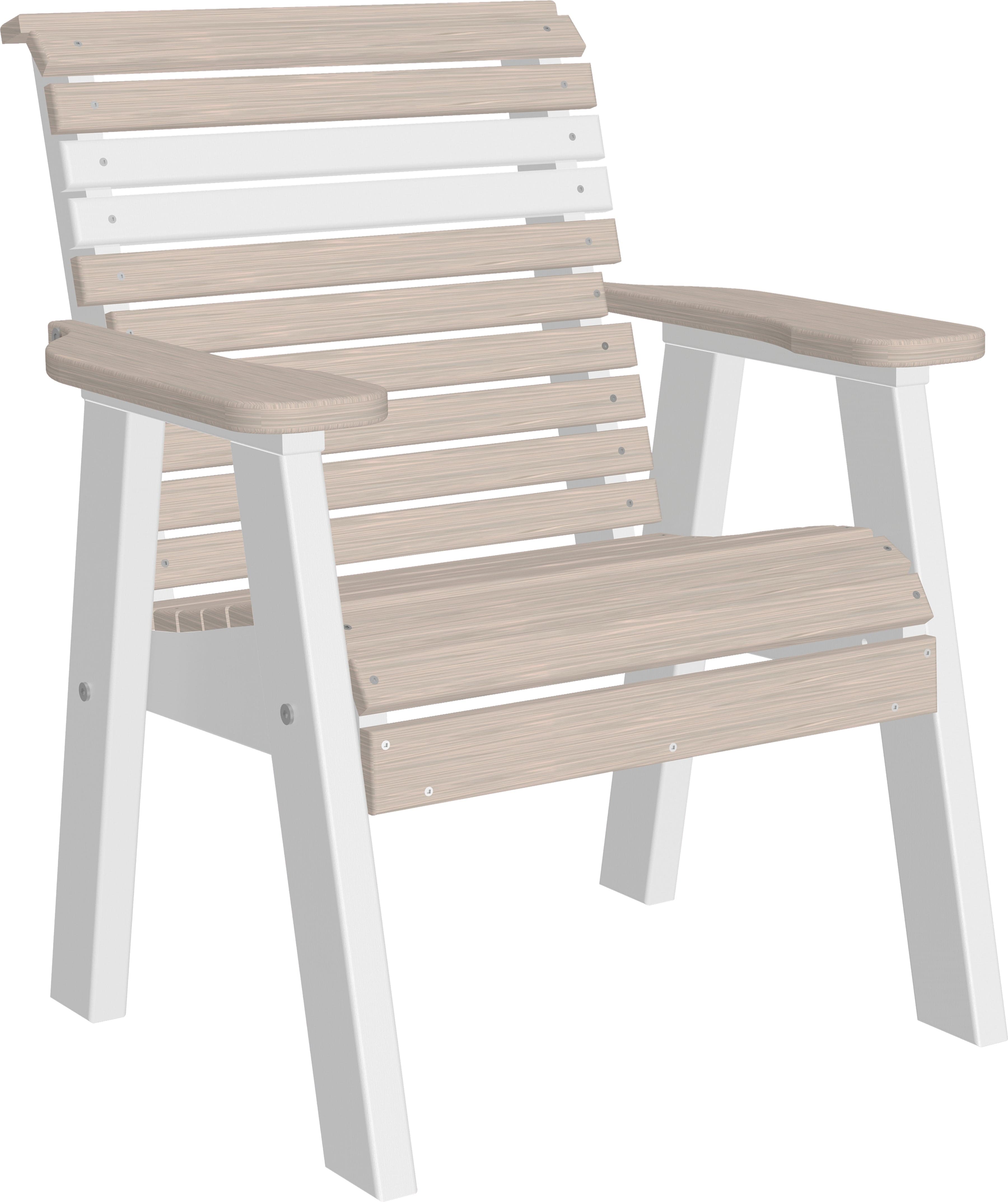 LuxCraft Poly Composite Rollback Outdoor Arm Chair