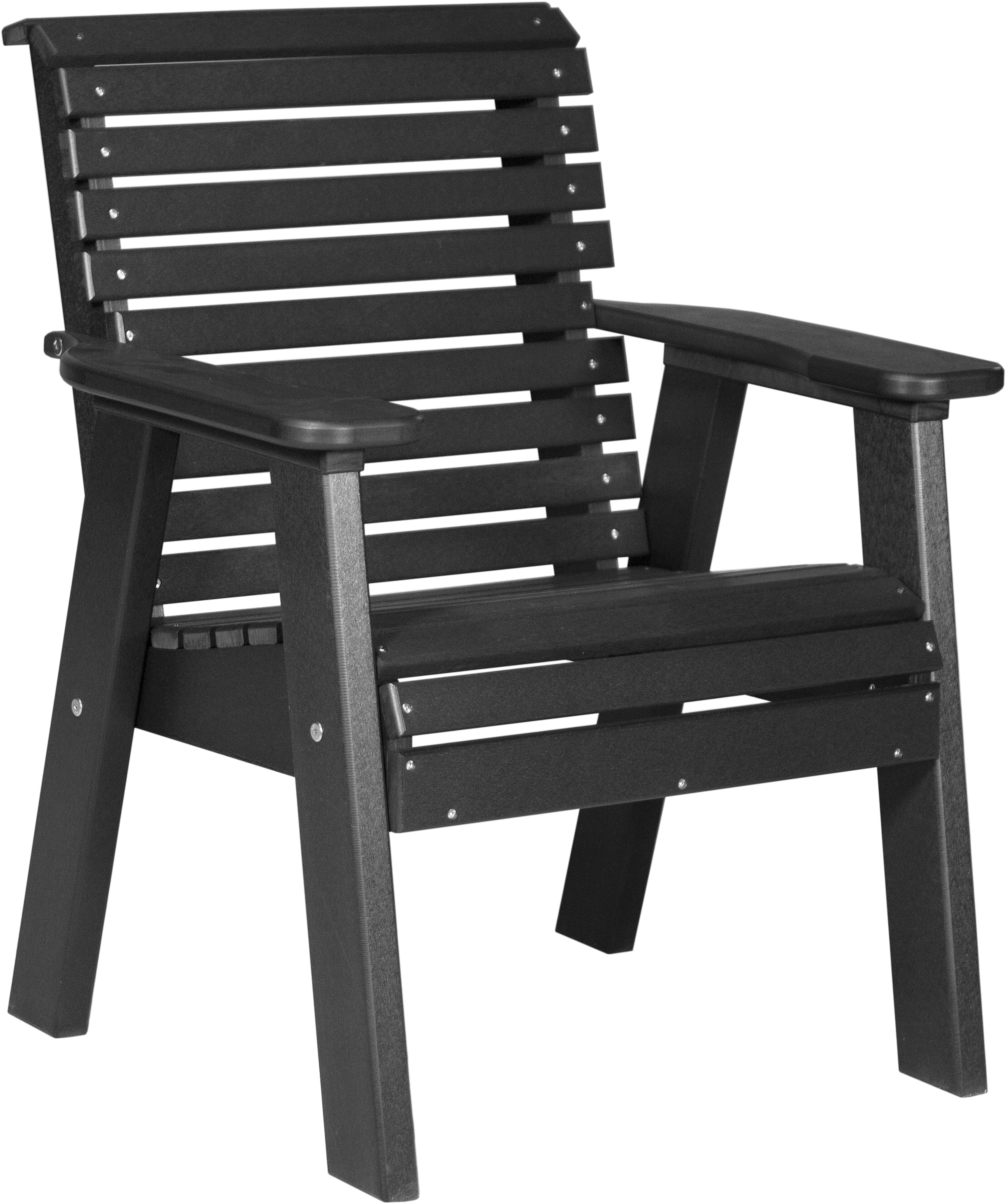 LuxCraft Poly Composite Rollback Outdoor Arm Chair